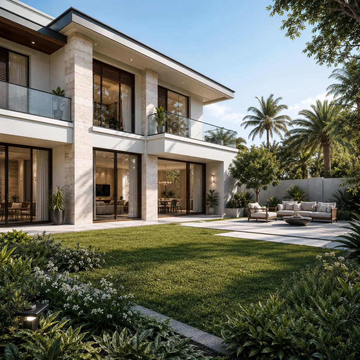 Prestige Shettigere landscaped community greens and walking loops