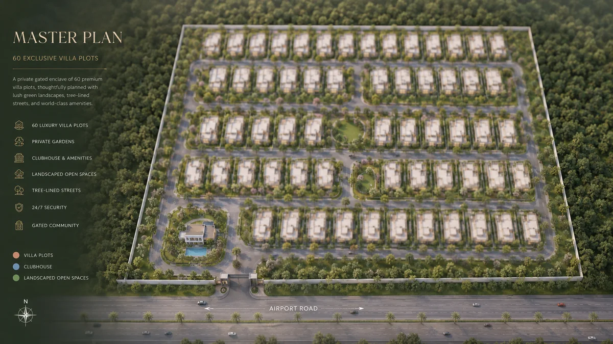 Prestige Shettigere master plan site layout